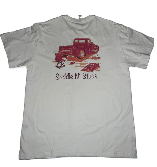 Tailgate White Tee